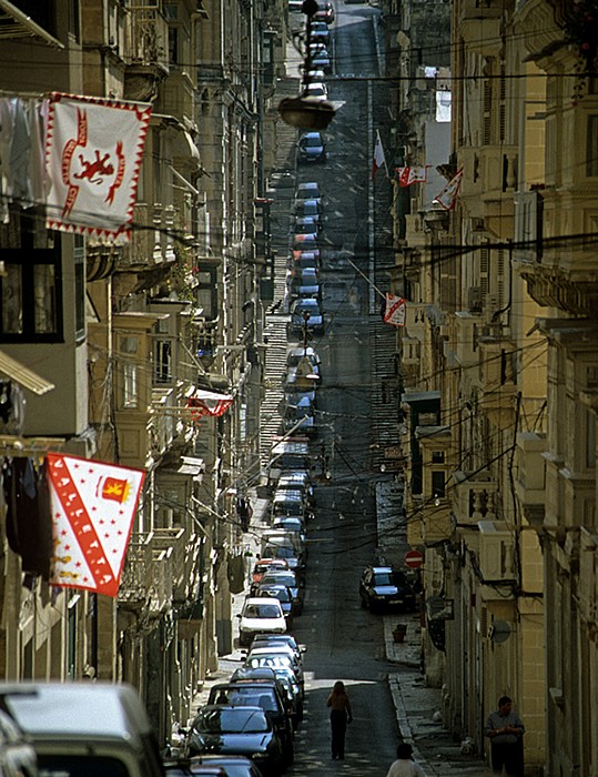 Valletta Straßenschlucht