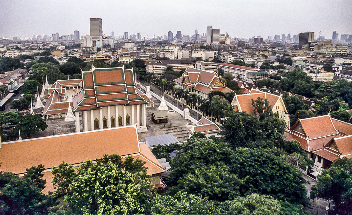 Blick vom Golden Mount: Bangkok