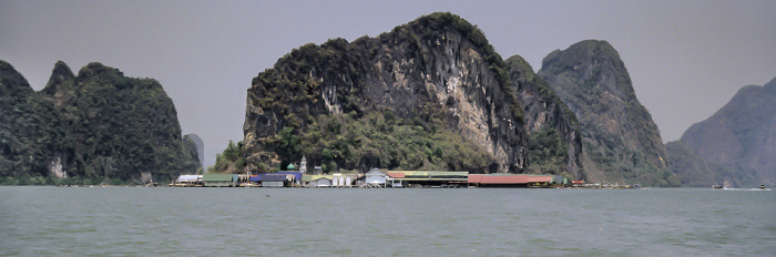 Andamanensee, Ko Panyi mit der Panyee Darussalam Mosque Phang Nga-Bucht