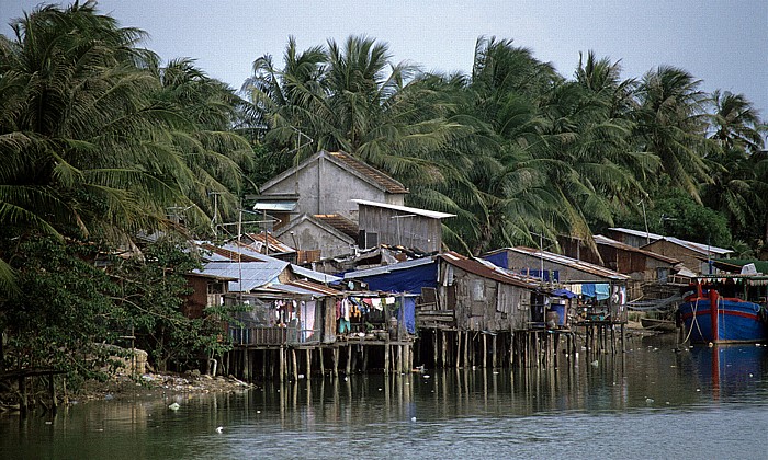 Nha Trang Blick von der Xom Bong-Brücke