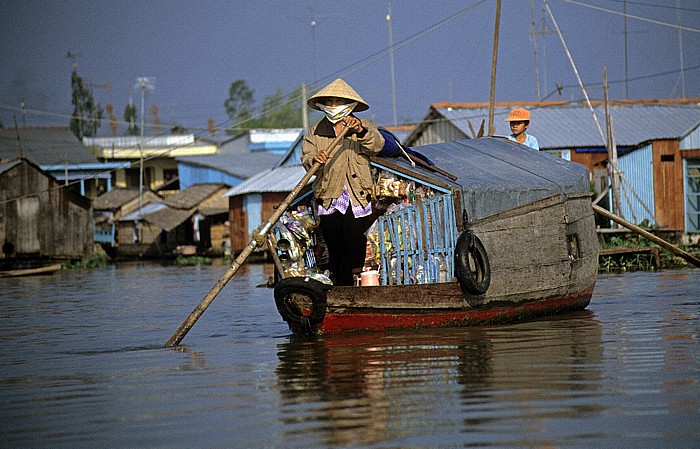 Chau Doc Schwimmender Verkaufsstand