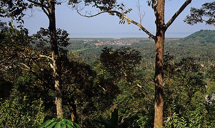 Blick auf die Straße von Malakka Penang