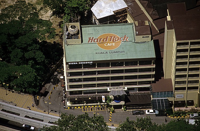 Blick vom Kuala Lumpur Tower: Hard Rock Cafe Kuala Lumpur