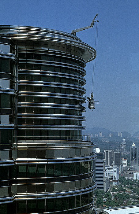 Petronas Towers: Blick von der Sky Bridge Kuala Lumpur
