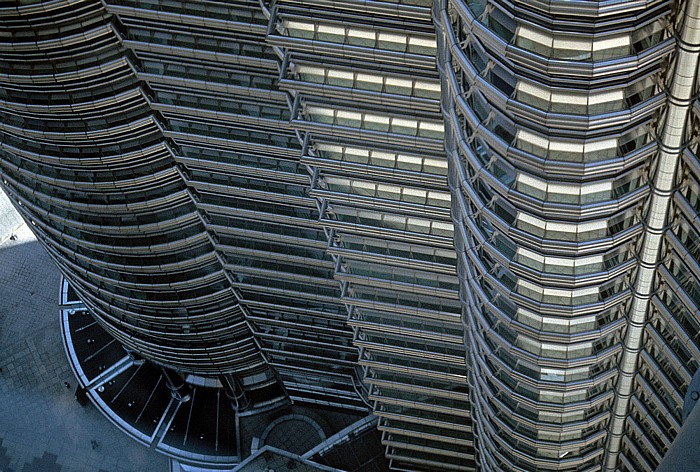 Petronas Towers: Blick von der Sky Bridge Kuala Lumpur