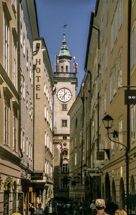 Altstadt: Sigmund-Haffner-Gasse, Rathaus Salzburg Salzburg 2002