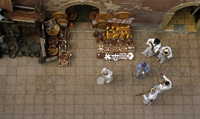 Essaouira Blick von der Dachterasse des Hotel Smara