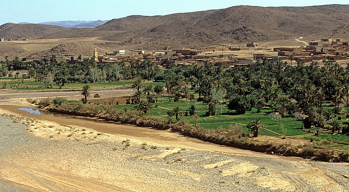 Ouarzazate Blick von der Kasbah Tiffoultoute