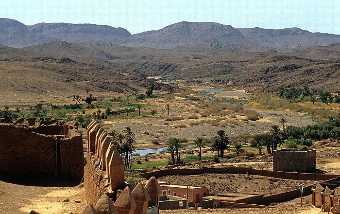 Blick von der Kasbah Tiffoultoute Ouarzazate