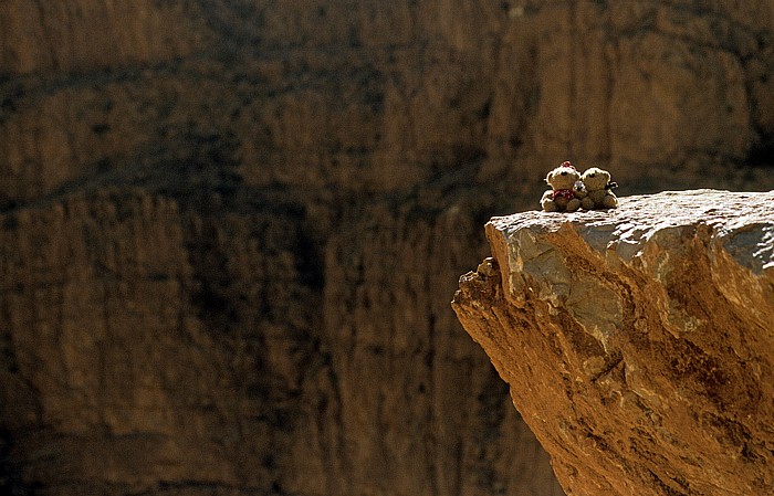 Dadès-Tal Teddine und Teddy in der Dadès-Schlucht