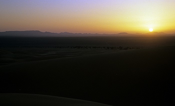 Erg Chebbi Sonnenuntergang