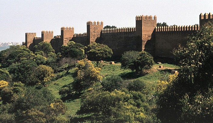 Chellah: Mauer des Abou el-Hassan Rabat