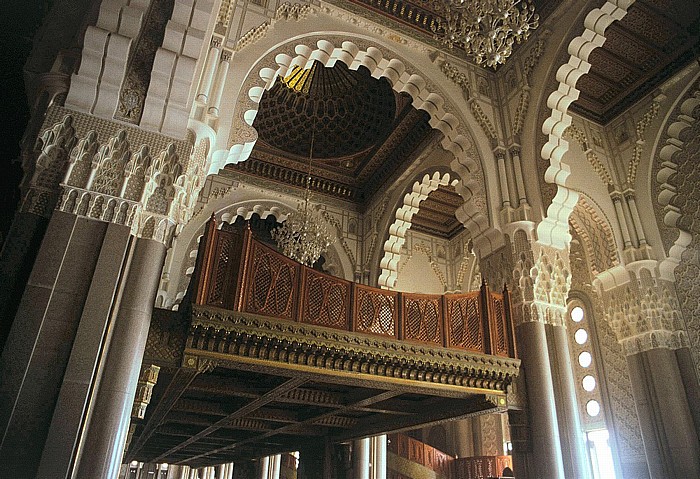 Casablanca Moschee Hassan II: Frauengalerie