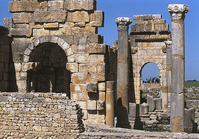 Römische Ausgrabungen: Basilika Volubilis