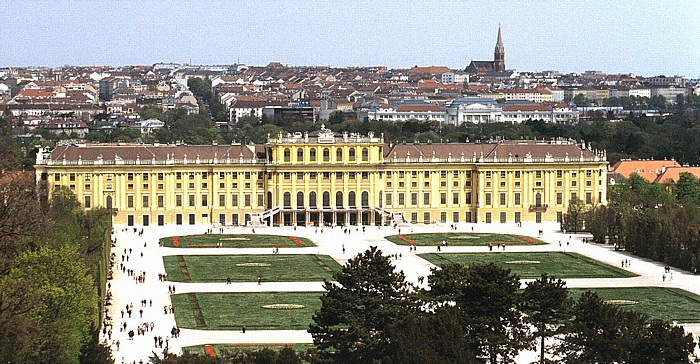 Wien Schloss Schönbrunn Rudolfsheimer Pfarrkirche Schlosspark Schönbrunn Technisches Museum