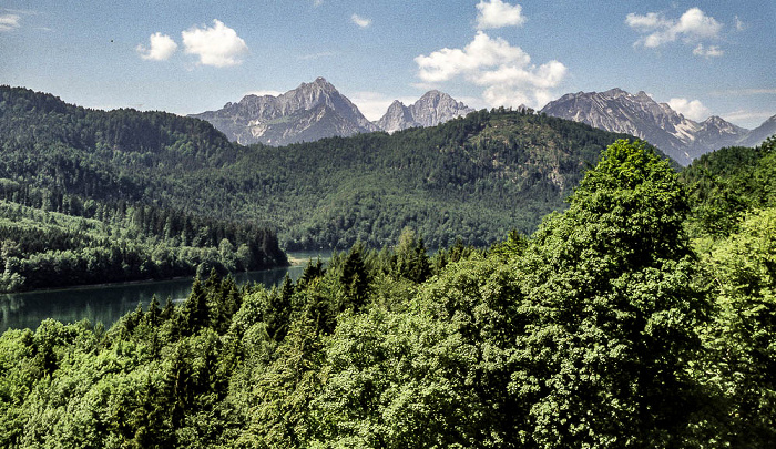 Schwangau Blick vom Schloss Hohenschwangau