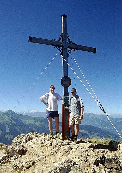 Jürgen und Axel auf dem Gipfel Gratlspitz