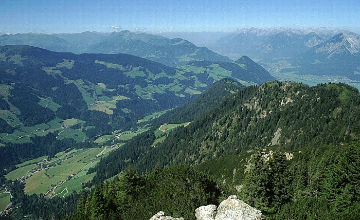 Einmündung des Alpbachtals ins Inntal Gratlspitz