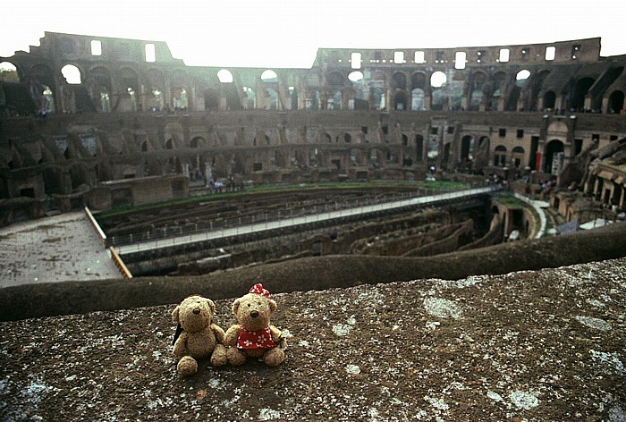 Rom Kolosseum: Teddy und Teddine