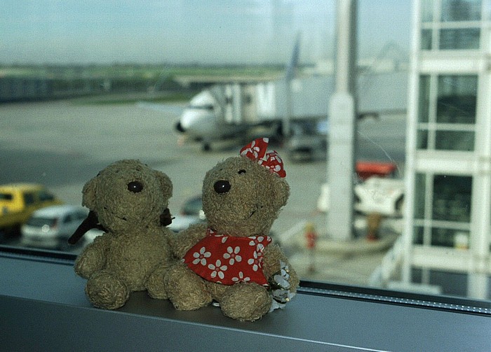 Flughafen München: Teddy und Teddine Flughafen Franz Josef Strauß
