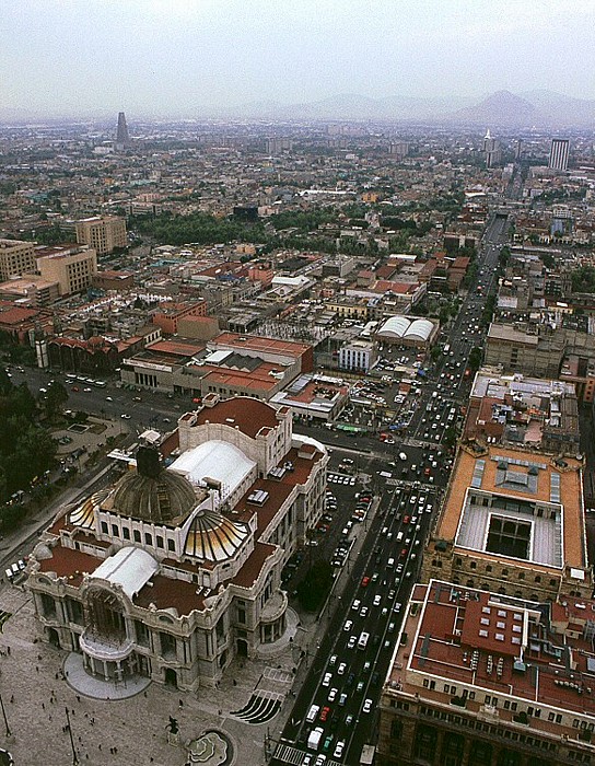 Mexiko-Stadt Blick vom Torre Latinoamericana Palacio de Bellas Artes