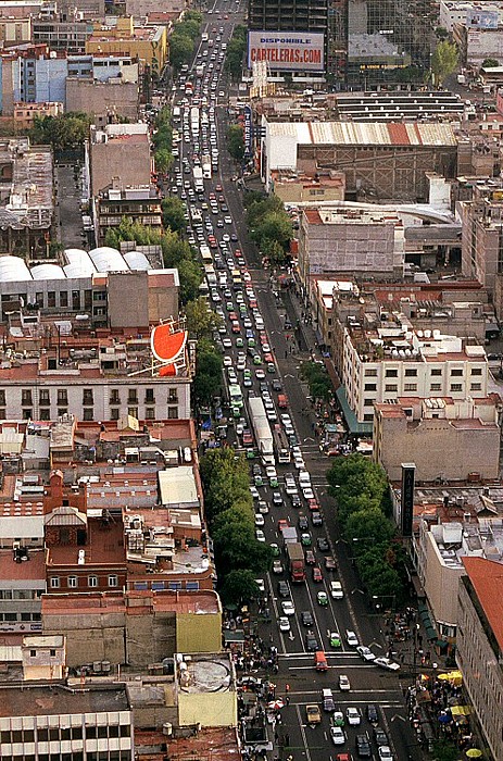 Blick vom Torre Latinoamericana Mexiko-Stadt