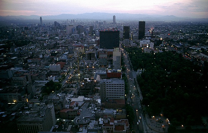 Blick vom Torre Latinoamericana Mexiko-Stadt