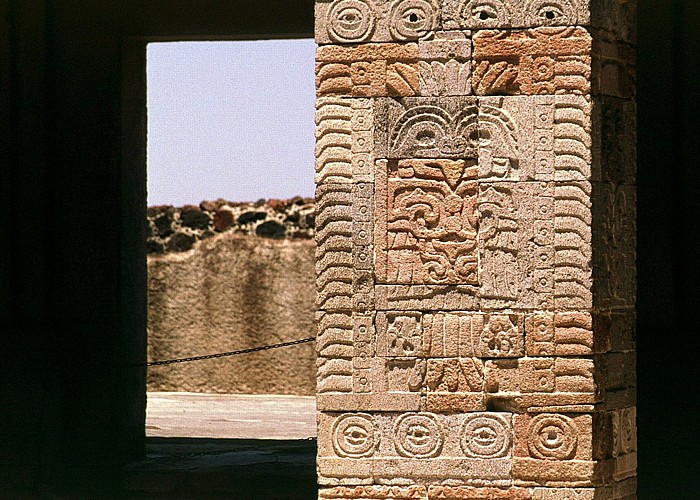 Palast des Quetzalpapalotl Teotihuacán