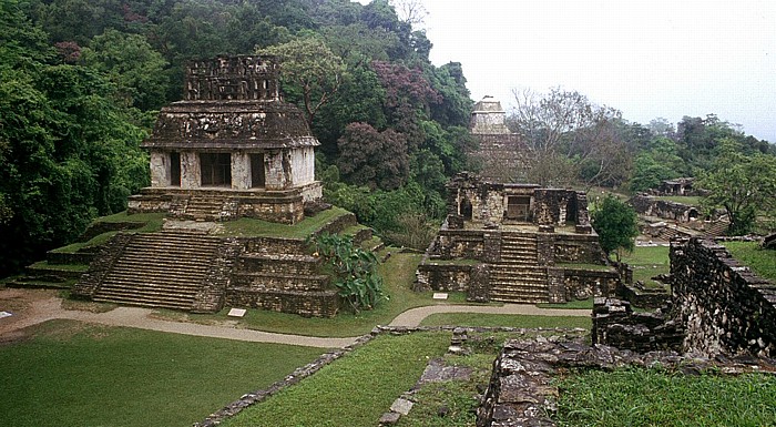 Palenque Sonnentempel und Tempel XIV Tempel der Inschriften Welterbe Präkolumbische Stadt und Nationalpark von Palenque