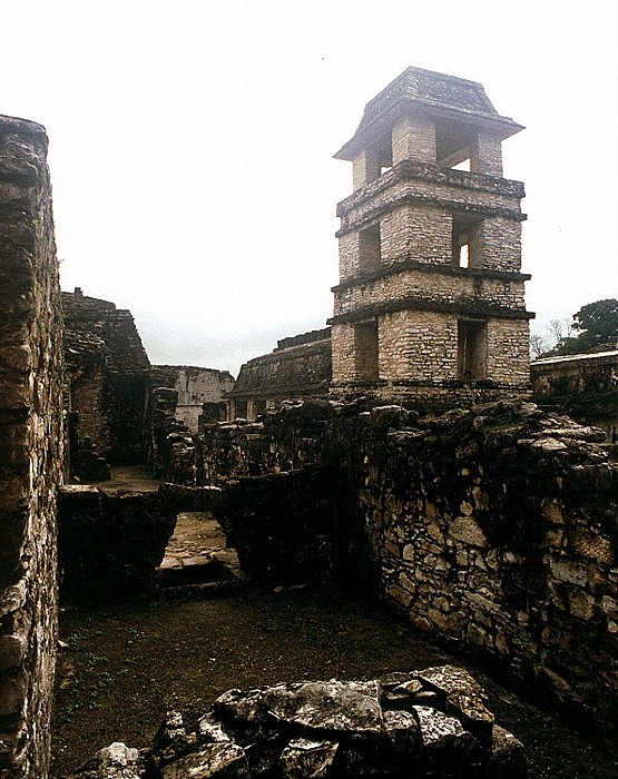 Palenque Palast Welterbe Präkolumbische Stadt und Nationalpark von Palenque