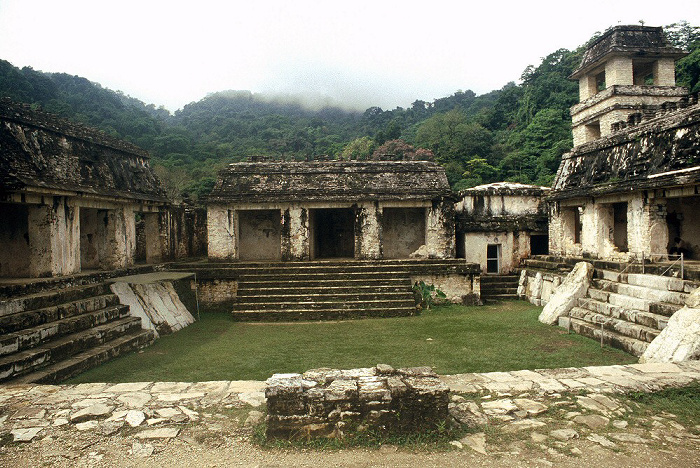 Palenque Palast Welterbe Präkolumbische Stadt und Nationalpark von Palenque