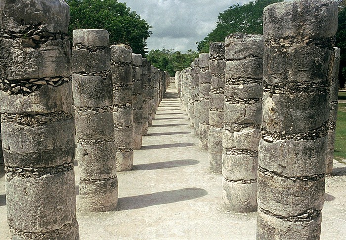 Halle der Tausend Säulen Chichén Itzá