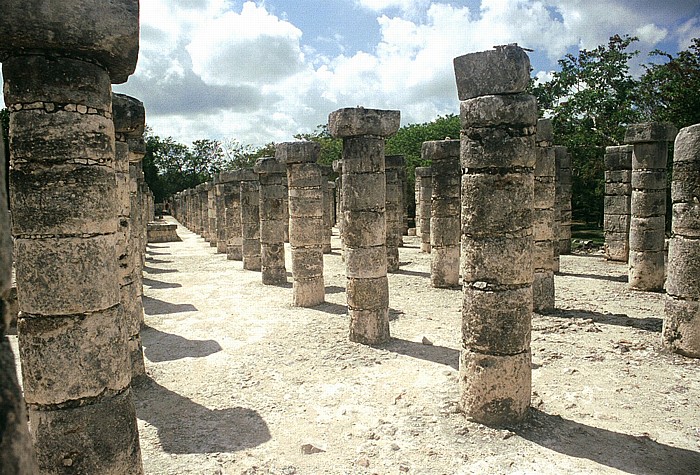 Halle der Tausend Säulen Chichén Itzá