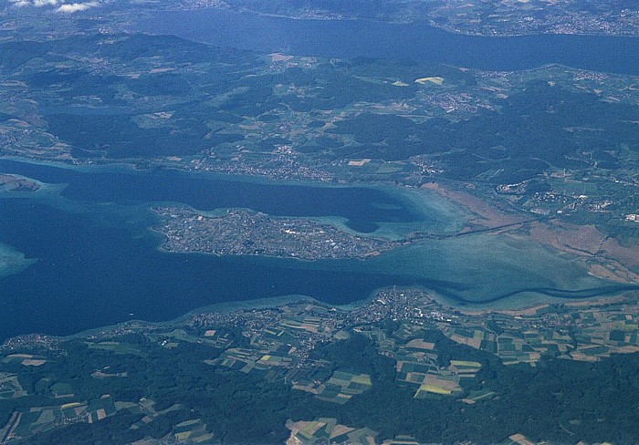 Baden-Württemberg - Landkreis Konstanz Reichenau Untersee Luftbild aerial photo