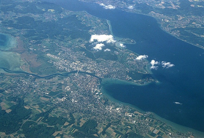 Baden-Württemberg - Landkreis Konstanz Untersee Luftbild aerial photo