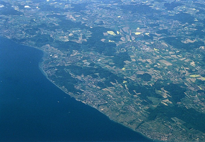 Baden-Württemberg - Bodenseekreis Meersburg Luftbild aerial photo