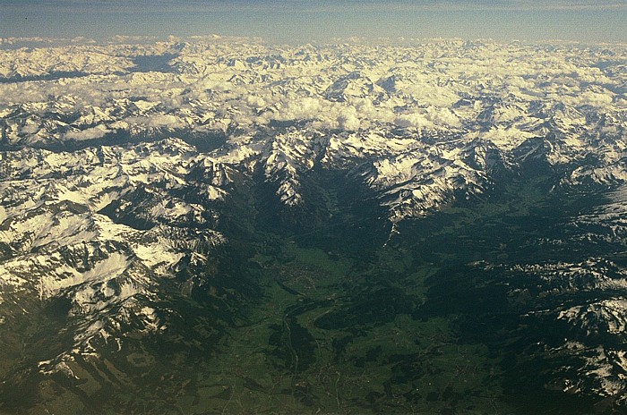Bayern - Landkreis Oberallgäu: Allgäuer Alpen Luftbild aerial photo