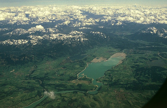 Bayern - Landkreis Ostallgäu: Lech, Forggensee und Ammergauer Alpen Landkreis Ostallgäu