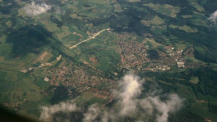Bayern - Landkreis Weilheim-Schongau: Peißenberg Luftbild aerial photo