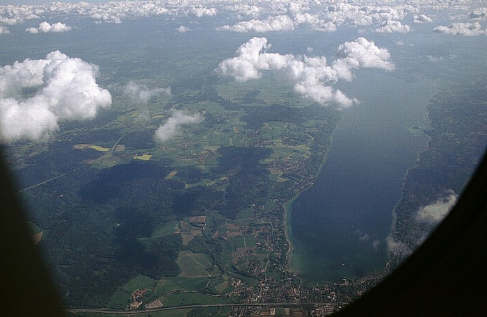 Bayern - Landkreis Starnberg: Starnberger See Luftbild aerial photo