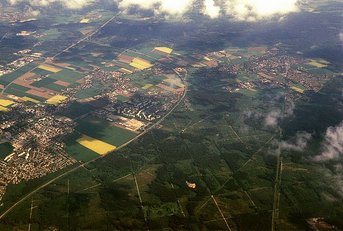 Bayern - Landkreis München: Perlacher Forst Luftbild aerial photo