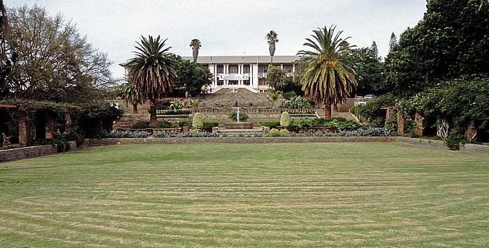 Windhoek Tintenpalast und Garten des Tintenpalastes