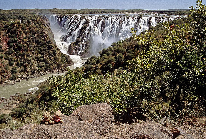 Ruacanafälle des Kunene: Teddy und Teddine