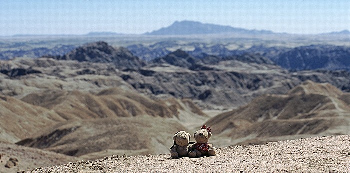 Namib Mondlandschaft:Teddy und Teddine
