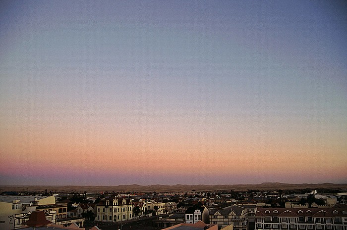 Blick vom Turm des Woermann-Hauses Swakopmund