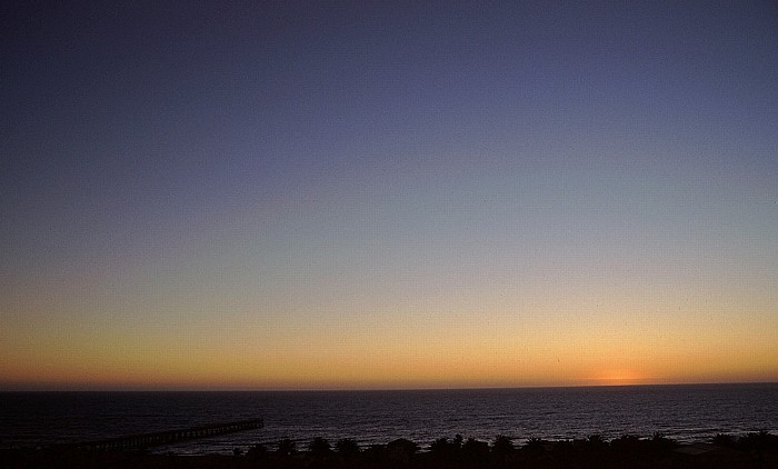 Swakopmund Blick vom Turm des Woermann-Hauses: Atlantik