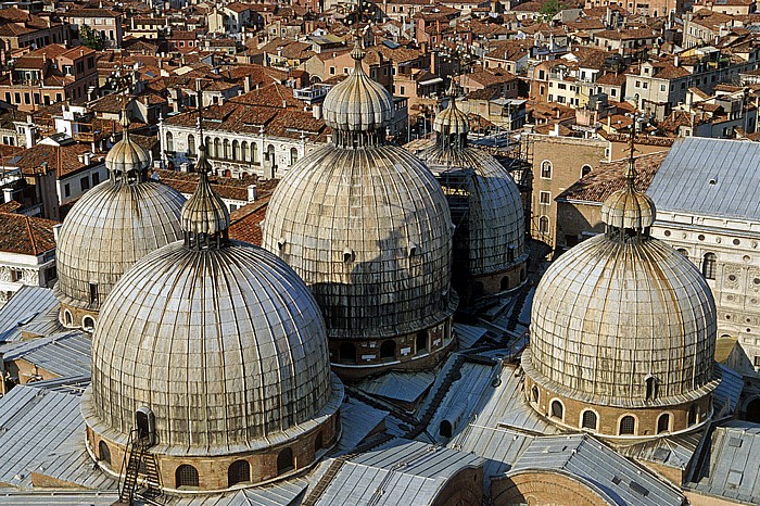 Blick vom Campanile: Basilica San Marco Venedig 2005