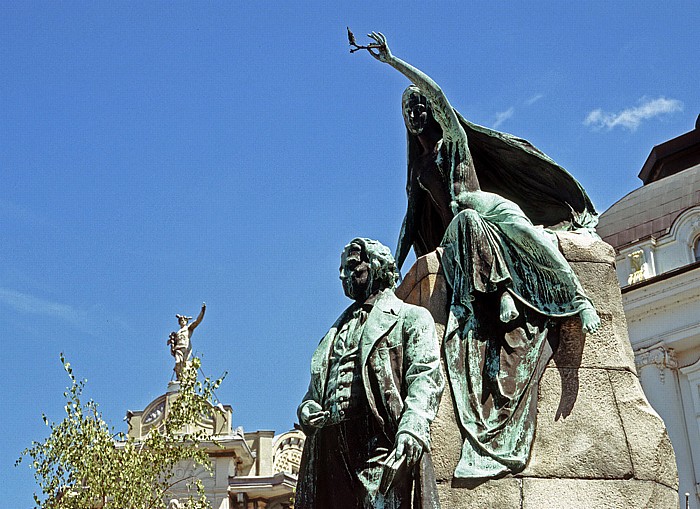 Ljubljana Preseren-Denkmal