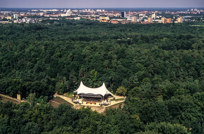 Berlin Blick vom Glockenturm: Murellenberg Spandau Waldbühne