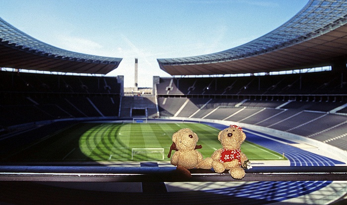 Berlin Olympiastadion: Teddy und Teddine